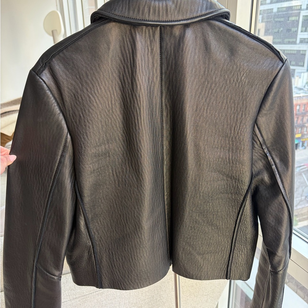Acne Studios Libo Leather Black Jacket - Picture 2 of 7